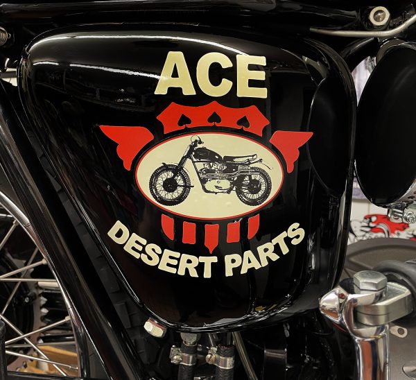 Ace Desert Parts Oil Tank Sticker