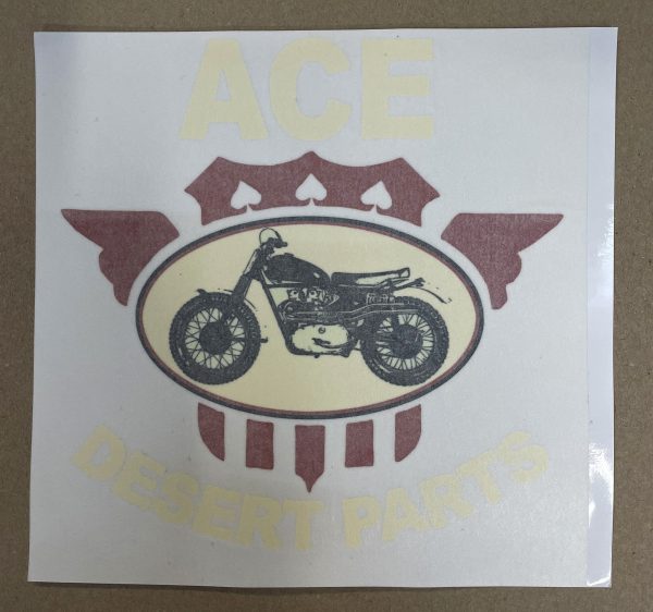 Ace Desert Parts Oil Tank Sticker