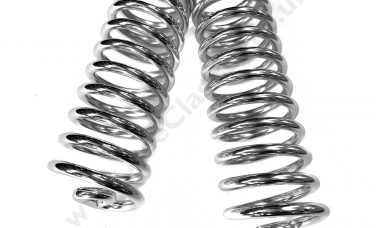 Triumph - Rigid Chrome Seat Springs (straight)