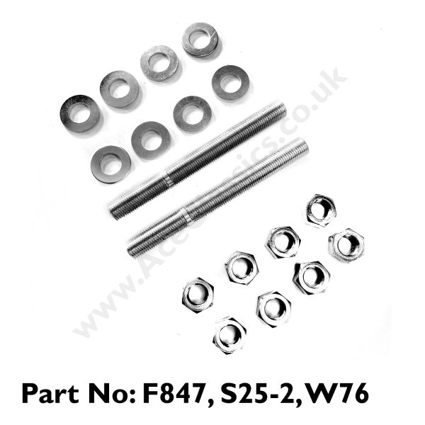 Triumph - Rigid Sprung Seat Fitting Studs & Nuts