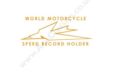 Triumph - World Motorcycle Speed Record Holder Transfer