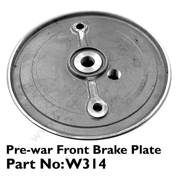 Triumph - Pre-War Front Brake Plate W314