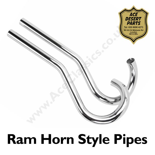 Triumph - Ram Horn Style Pipes