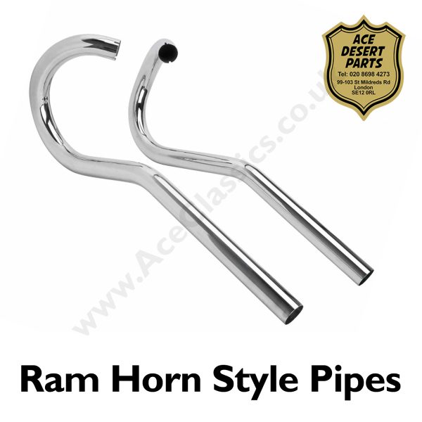 Triumph - Ram Horn Style Pipes