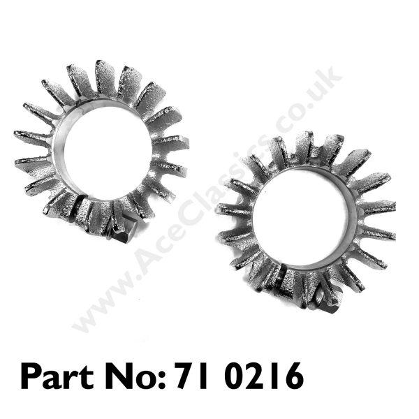 Triumph - Unit 650 Exhaust Finned Clamps 71 0216