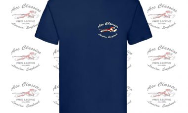 Ace Classics - Leaping Tiger T-shirt - Navy Blue