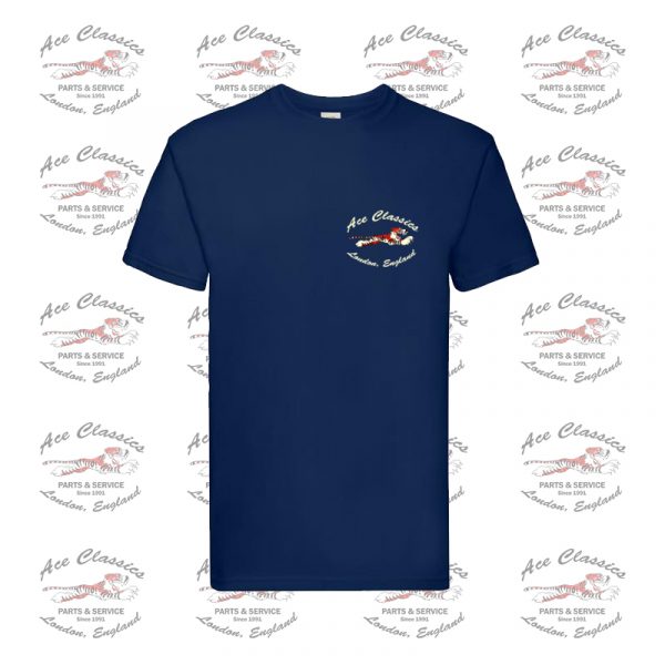 Ace Classics - Leaping Tiger T-shirt - Navy Blue