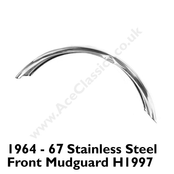 1964-1967 Stainless Steel Front Mudguard/Fender H1997 – 97-1997