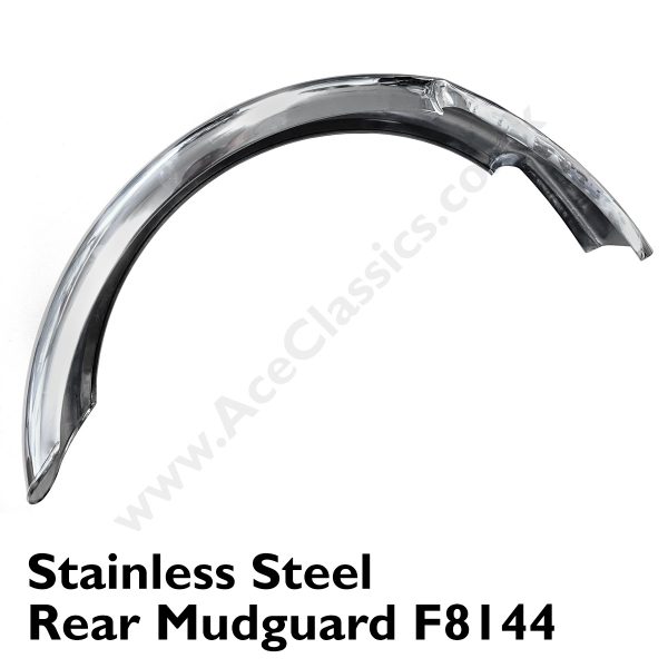 Stainless Steel Rear Mudguard/Fender 1967-70 F8144 - 82-8144