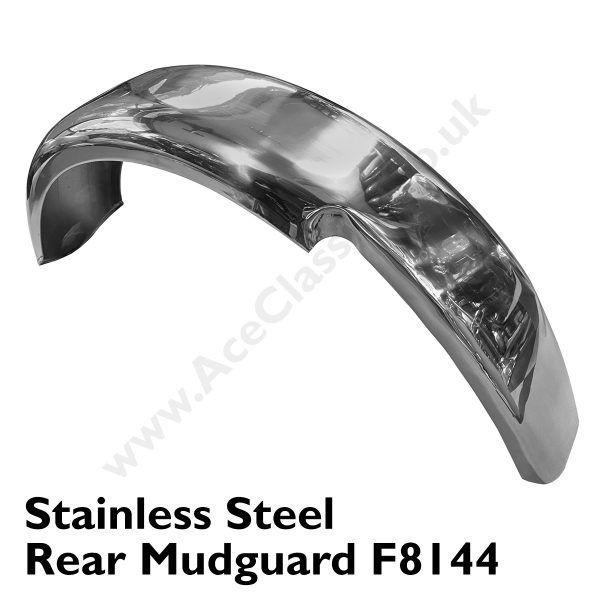 Stainless Steel Rear Mudguard/Fender 1967-70 F8144 - 82-8144