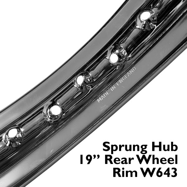 Sprung Hub - 19” Rear Wheel Rim W643