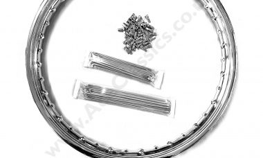 Sprung Hub – Rim (W643), 19” Spoke and Nipple Set
