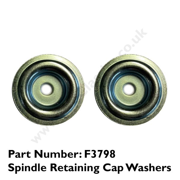 2 x F3798 Spindle Retaining Cap Washers
