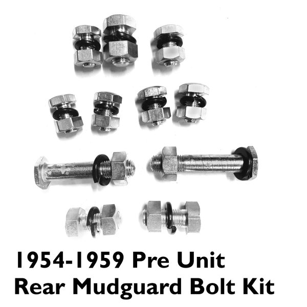 1954-1959 Pre Unit Rear Mudguard Bolt Kit