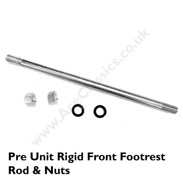 Pre Unit Rigid Front Footrest Rod & Nuts