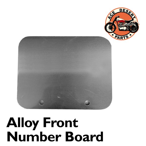 Ace Desert Parts Alloy Front Number Board