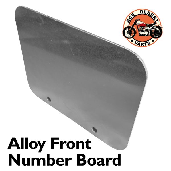 Ace Desert Parts Alloy Front Number Board