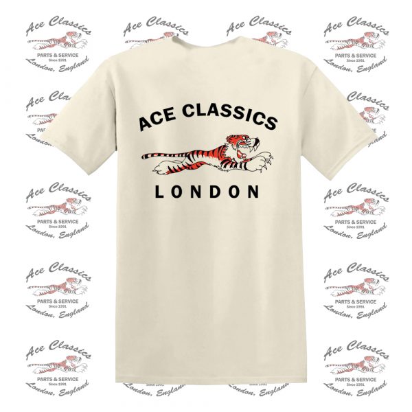 Ace Classics London Tiger Tee Vintage Off-White