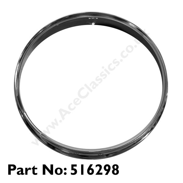 Triumph - Pre Unit Nacelle Inner Head Light Rim 6 1/2" 516298 UK MADE - Image 4