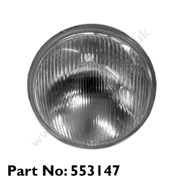 Lucas 6 1/2" Headlight Reflector With Pilot 