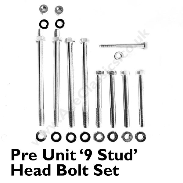 Triumph - Pre Unit '9 Stud' Head Bolt Kit