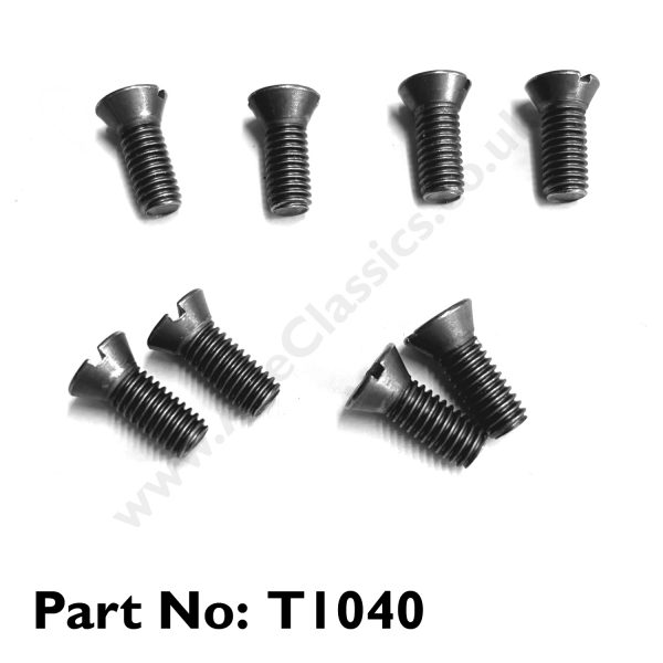 Triumph - Clutch Countersunk Screws x8