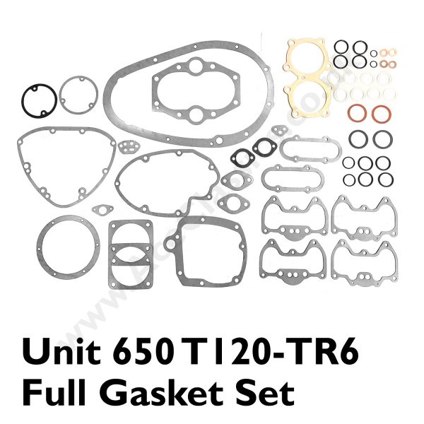 Triumph - Unit 650 T120-TR6 Full Gasket Set