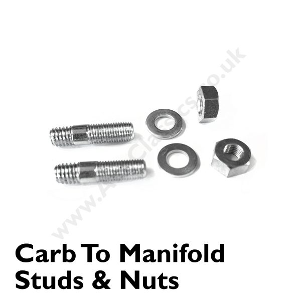 2x Triumph Carb To Manifold Studs & Nuts