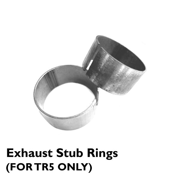 Triumph 1954 - 1959 TR5 - TR6 High Level Siamese Exhaust System Complete E3473 - E3470 - Image 3