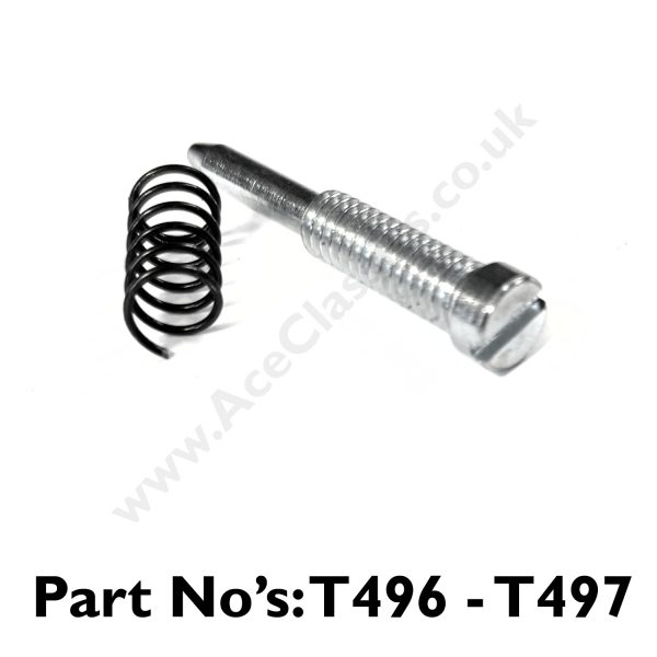 Triumph Oil Restrictor Screw & Spring T496 - T497