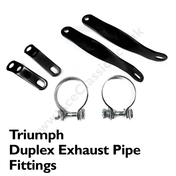 Triumph Front Exhaust Pipes 6T 1960-1961 E3426 - E3350 - Image 5