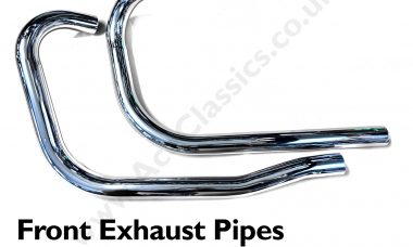 Triumph Front Exhaust Pipes 1953 – 1954  Rigid Alternator
