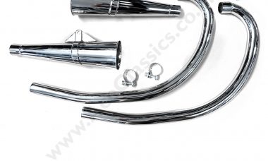 Triumph T100 GP Exhaust System