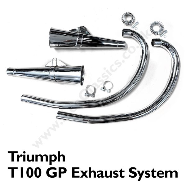 Triumph T100 GP Exhaust System