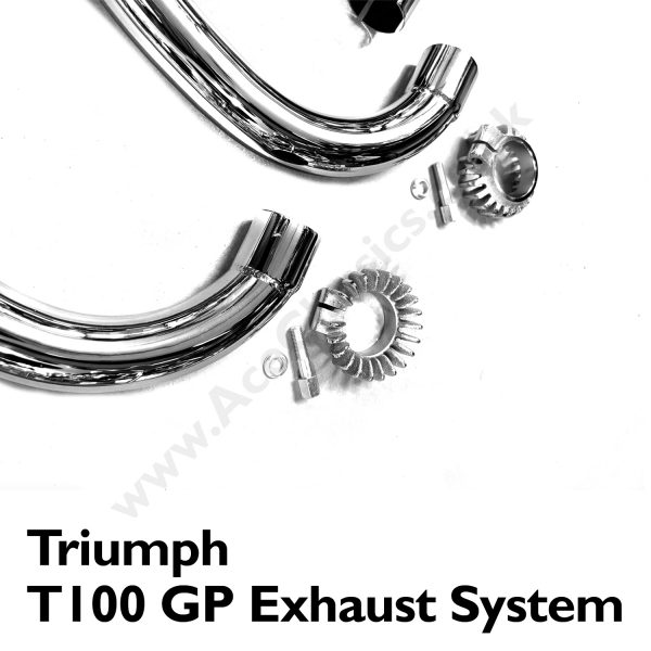 Triumph T100 GP Exhaust System - Image 2