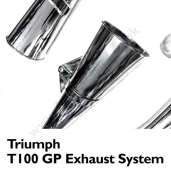 Triumph T100 GP Exhaust System - Image 3