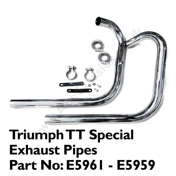 Triumph TT Special Exhaust Pipes E5961 - E5959
