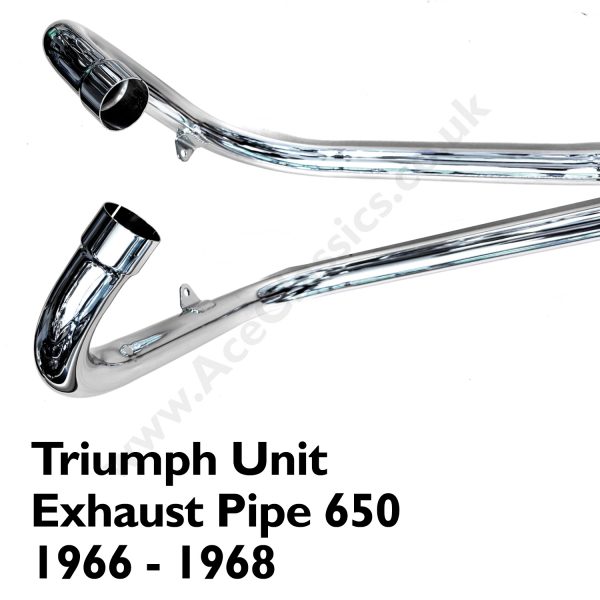 Triumph Unit Exhaust Pipe 650 1966 - 1968 - Image 2
