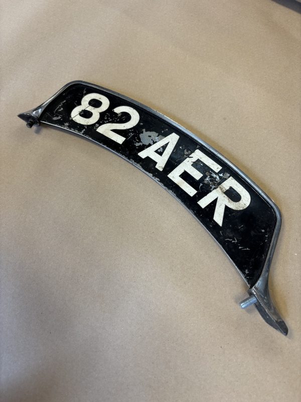 Genuine Used Front Number Plate F2698