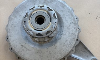 Triumph 1954 Pie Crust Hub and brake plate