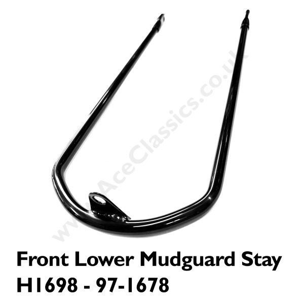 Triumph Unit Front Lower Mudguard Stay Single Bolt Rear Fixing H1698 - 97-1678 - Image 2