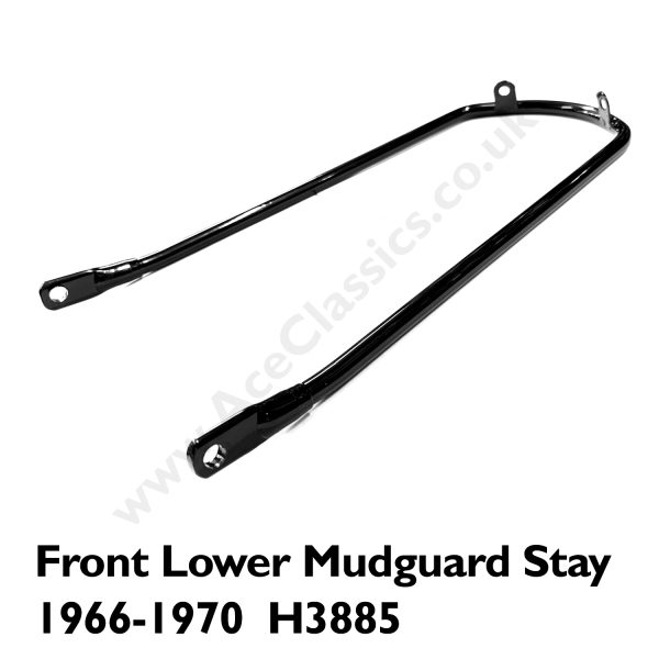 Triumph Unit Front Mudguard Lower Stay 2 bolt fixing 1966 - 1970 H3885