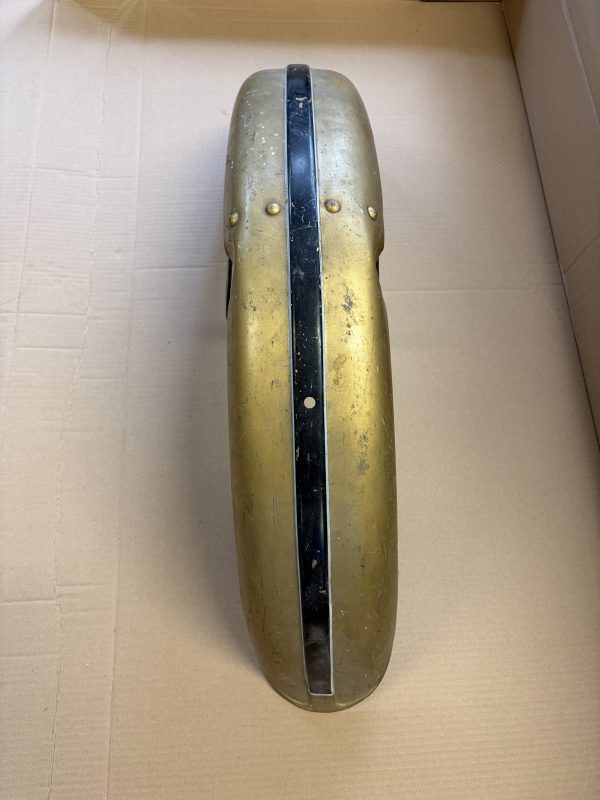 NOS GENUINE TRIUMPH 1949 – 1957 FRONT MUDGUARD 5T-6T-T100-T110 H566 - Image 6