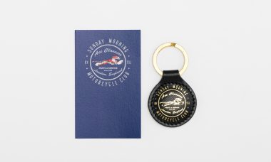 Ace Sunday Morning Club Handmade Leather Keyring