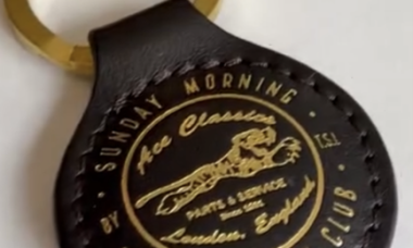 Ace Sunday Morning Club Handmade Leather Keyring