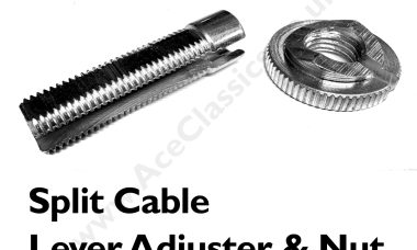 Triumph Split Cable Lever Adjuster & Nut 18/1005 18/1006