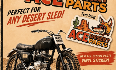 Ace Desert Parts Coyote Sticker