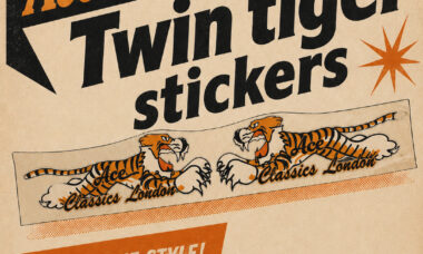 Ace Classics London Twin Tiger Stickers